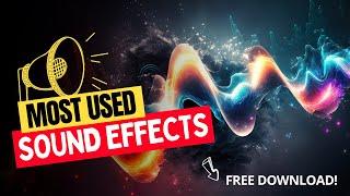 Most Used Sound Effects for Video Editing  Free Download