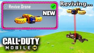 FIRST TIME using REVIVE DRONE CLASS in COD MOBILE  NEW BATTLE ROYALE CLASS