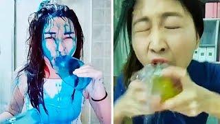 Ice Eating Fails #1  Funny Ice Bloopers ASMR Fails Very Funny -BEST FAILS-