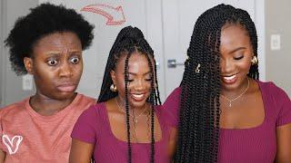 She did It DIY Goddess Passion Twist  Easy Protective Style Tutorial