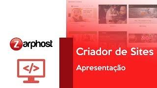 Criador de Sites Zarphost