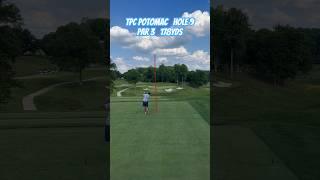 Awesome Golf Hole - TPC Potomac Hole 9  #golf #shorts