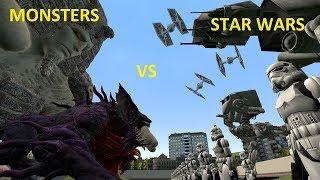 30K SUBS - MONSTERS VS STAR WARS - GMOD-FIGHTS