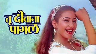 Tu Deewana Pagal HD  Kumar Sanu Alka Yagnik  तू दीवाना पागल  Manisha Koirala  Anokha Andaaz