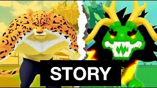 The Story of LEOPARD vs DRAGON... a Blox Fruits Story