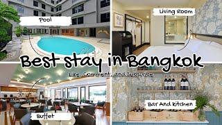 Where to stay in Bangkok  Room Tour  Oakwood Hotel Bangkok  Budget Stay  Suite for Honeymoon