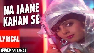 Na Jane Kahan Se Lyrical Video  Chaalbaaz  Amit Kumar Kavita Krishnamurthy  Sunny Deol Sridevi