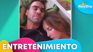 Frederik Oldenburg y Carmen Villalobos disfrutan de su amor en una hamaca  Hoy Día  Telemundo