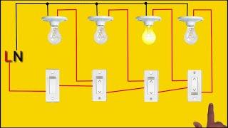 Two Way Switch Wiring Connection  Staircase Wiring Tunnel Wiring Godown Wiring Hostel Wiring