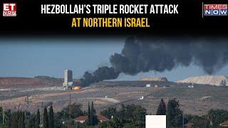 Hezbollah Attack On Israel Triple Rocket Blow To IDF In Northern Israel  Attack Caught On Cam