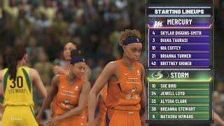 NBA 2K21 - WNBA Phoenix Mercury v Seattle Storm Gameplay 1080p 60FPS HD