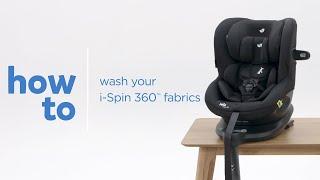 How To Wash Your Joie i-Spin 360™ Fabrics