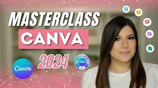 Cómo usar CANVA 2024  APRENDE A DISEÑAR paso a paso  Tutorial completo