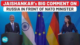 Jaishankars Explosive Russia Comment In Front Of NATO Minister Amid PM Modi Peace Push  Ukraine