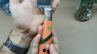 African style knife. Uzbek pchak pchok