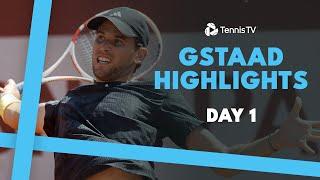 Thiem Battles Varillas Fognini & More Feature  Gstaad 2024 Highlights Day 1