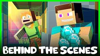BEHIND THE SCENES - Alex and Steve Life Minecraft Animation