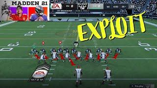 How to beat MUT challenge Stop Rushing yards *EXPLOIT*  Madden 21 Ultimate Team  Tips & Tricks