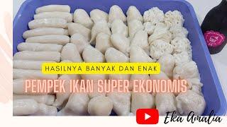 RESEP TERBARU INI  LUAR BIASA SUPER EKONOMIS IKANNYA TETEP BERASA DARI IKAN 150 GR JADI 80 AN PEMPEK