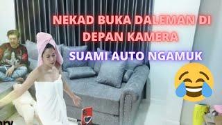 prank cewe ini nekat buka semua daleman di depan kamera suami auto marah