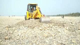 JCB 3DX car working in kuwari CHUNBARI BaksaAssam India.