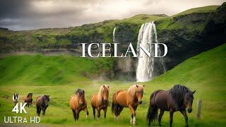 Iceland 4k - Land Of Fire And Ice  Scenic Cinema With Inspiring Music