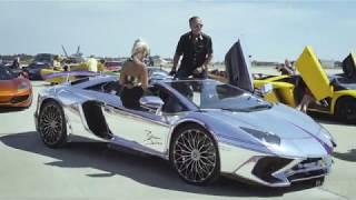 Lamborghini SV Races U.S AirForce Helicopters BlueAngels