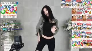 10月11日 伊素婉 尹素婉  sso BJ쏘님  带来宣美Sunmi的《Gashina》舞蹈，第三场 sexy dance so cool