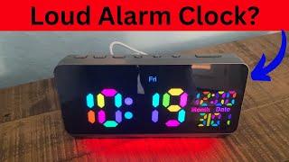 Honest Review of the Samshow LOUD Alarm Clocks for Bedrooms for Hard Sleepers