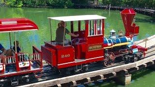 Cincinnati Zoo Train Ride BB&T Express Narrow Gauge Steam Replica Riding Train & Train Run Byes