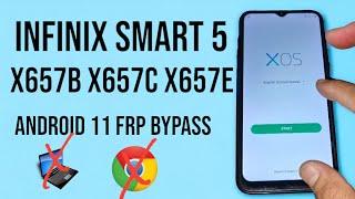 INFINIX SMART 5 X657B X657E X657C FRP Bypass ANDROID 11 Without PC