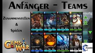 Gems of War deutsch - Anfängerteams - Team erstellen Guide