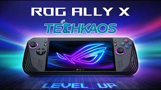 Rog Ally X Unboxing Setup & Gameplay