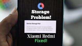 Xiaomi Redmi Storage Space Running Out Issue Fixed