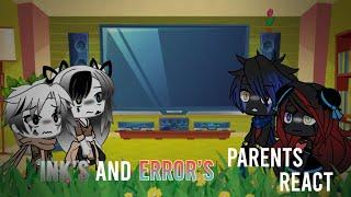 Ink and Error’s Parents React To Memes  Part 2?