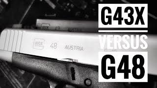 Glock 43x vs Glock 48 - Is there a shooting performance difference?  Live Fire Testing