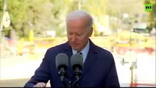 Biden talks to emptiness walks into nothingness... his speech in Pittsburgh Joe Biden