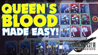 QUEENS BLOOD TUTORIAL GUIDE  Final Fantasy VII Rebirth PS5 Gameplay #ffviirebirth #FF7R