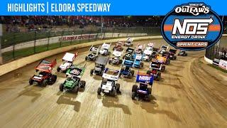 World of Outlaws NOS Energy Drink Sprint Cars  Eldora Speedway  May 3rd 2024  HIGHLIGHTS