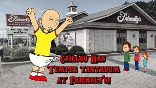 Caillou & His Family Go To Friendlys. Gets Grounded