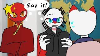 COUNTRYHUMANS JAPAN SOUTH KOREA CHINA  #カントリーヒューマンズ animation trend