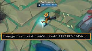 How did this Ezreal Deal 55665190064731122309267456 Damage?