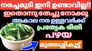 Natural Hair Dye ചെറുപ്രായത്തിലേ മുടി നരക്കാതിരിക്കാനും നരച്ചമുടി വേരോടെ കറുക്കാനും ഈപൊടി മതി#dye