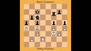 Bobby Fischer vs Mark Taimanov  Candidates Quarterfinal 1971 #chess