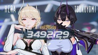 【AETHER GAZER】TSUKOYOMI + HERA IS THE BADASS DAMAGE DEALER