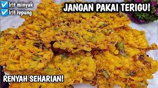 JANGAN PAKE TERIGU & TEPUNG BERAS AGAR GORENGAN KRIUK TAHAN LAMA