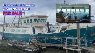 £125k Retired Dutch Steel LIVEABOARD TRAWLER For Sale