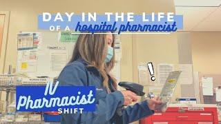 A FULL day in the life of a hospital pharmacist  IV Central Shift