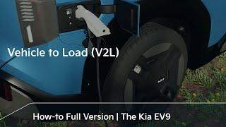 Vehicle to Load V2L Full Version  The Kia EV9