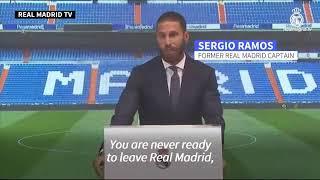 Emotional Ramos says goodbye Real Madrid